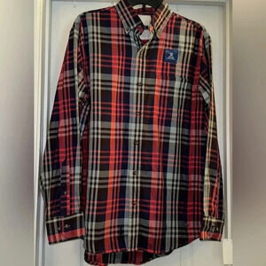 IZOD Mens Check Casual Shirt